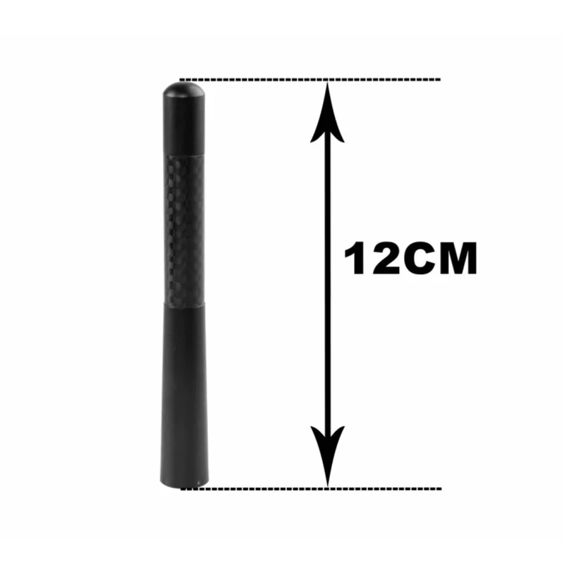

DJSona 12cm Carbon Fiber Short Radio Antenna for Ford Focus Fiesta Peugeot Mazda Citroen Opel Astra Skoda Toyota Corolla Car Sty