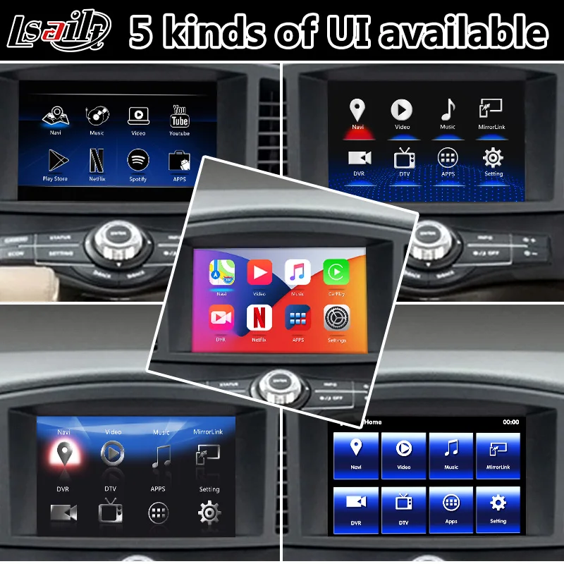 Lsailt Android Carplay интерфейс для Nissan Quest 2011 2017 года со встроенным авто беспроводной