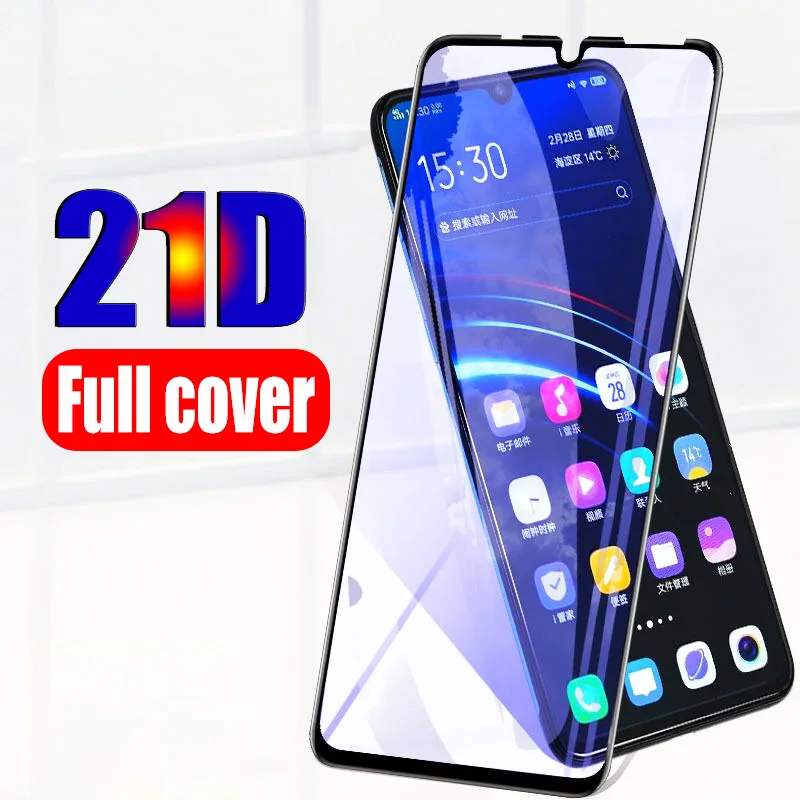 Закаленное стекло 20D для Xiaomi Redmi Note 7 5 6 Pro полное покрытие Защита экрана Mi 9 8 SE
