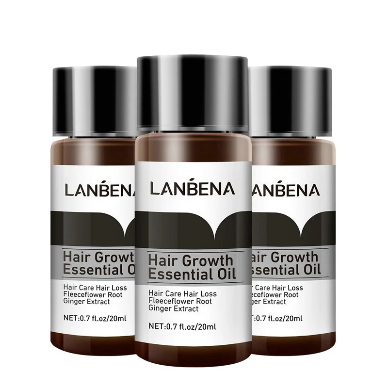

LANBENA Hair Growth Essence Hair Growth Products Essential Oil Liquid Treatment Preventing Hair Loss Hair Care Andrea 20ml 3PCS