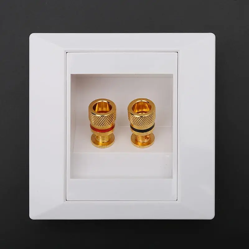 Wall Socket Audio Video Panel Speaker Junction Box Power Outlet Universal | Обустройство дома