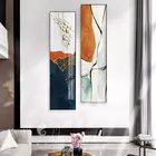 Современный абстрактный постер с золотой фольгой на холсте, Постер и принт в скандинавском стиле, настенная художественная картина для гостиной, домашний декор, постер на стену для гостиницы