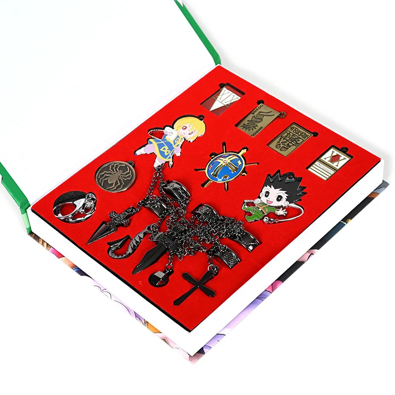 Аниме Охотник на Х Костюм Гон Фрикс Курапика Пять Пальцев Цепь Косплей Брелок-холдер Подвеска Украшения Подарки.