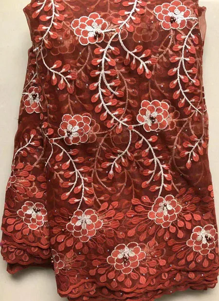 Новая французская молочная шелковая сетчатая кружевная ткань 2021