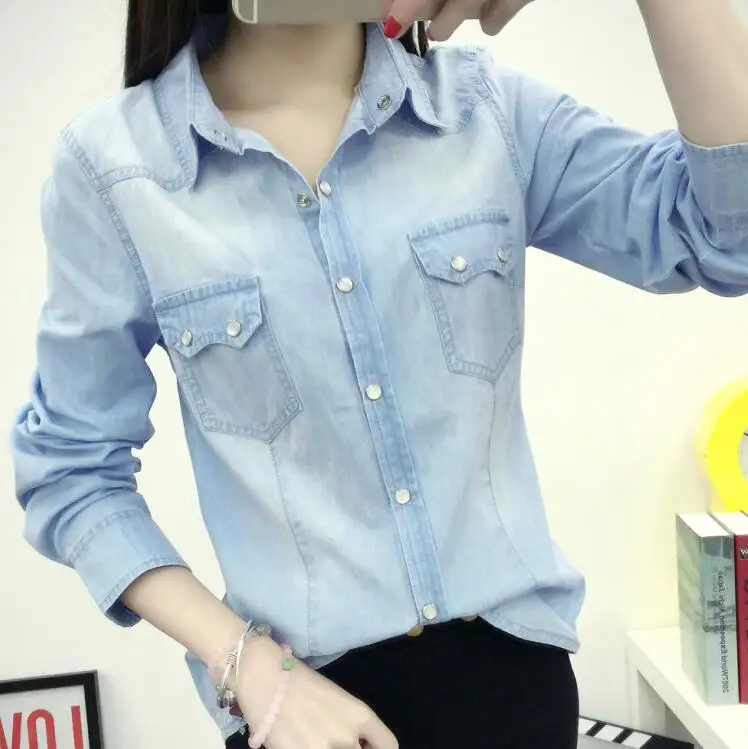 Женская хлопковая Повседневная Туника для офиса с отложным воротником | одежда