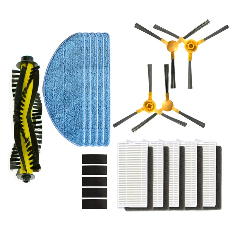 

Robotic Vacuum Cleaner HEPA Filter Side Main Brush Mop Cloth for NEATSVOR X500 Orfeld x503 Robot Vacuum Cleaner Accessories