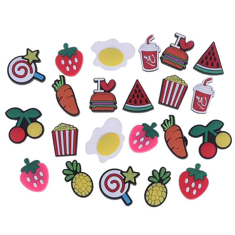 8/10 шт. новинка украшения из ПВХ с бантиками обувь для сада сандалии мороженого