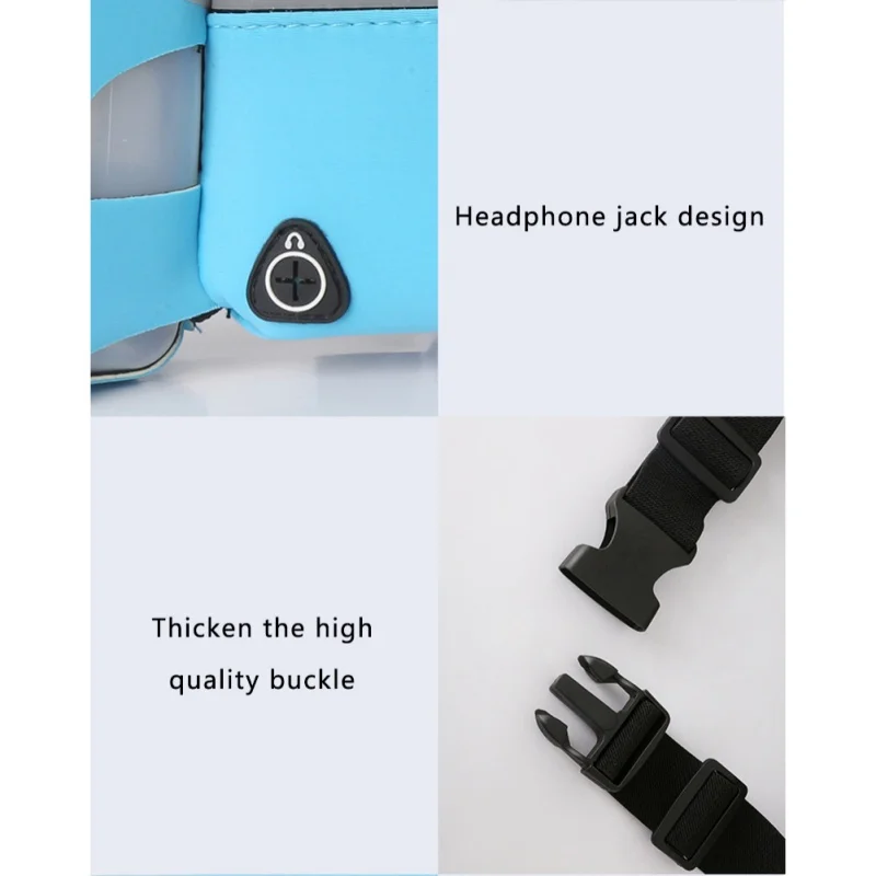 

Sports Running Waist Bag Jogging Phone Holder Belt Bag Women Men Portable Fitness Gym Bag Hold Water Cycling Phone Case Pouch