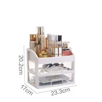jewelry container make up case makeup brush holder organizers box makeup organizer drawers plastic cosmetic storage box rack