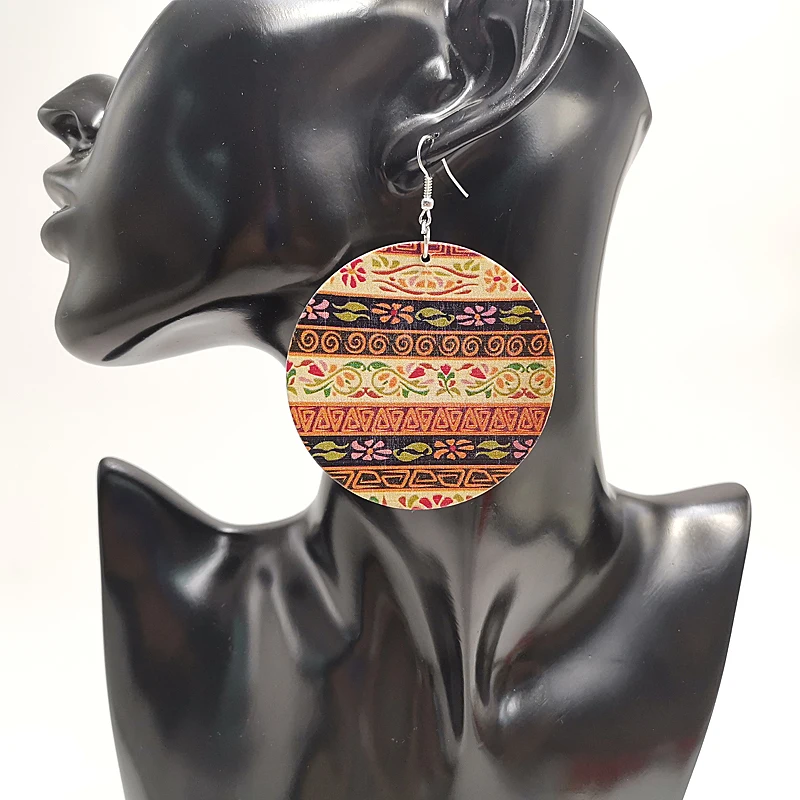 YD & YDBZ богемные квадратные большие деревянные серьги этнические ювелирные