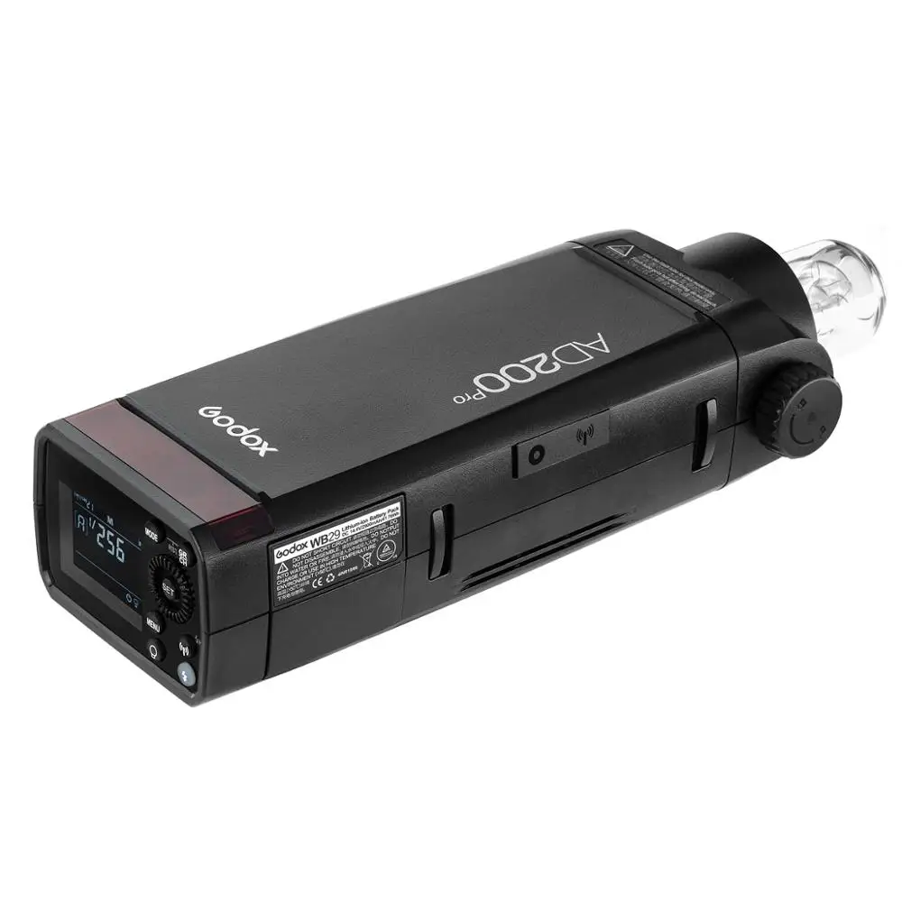 Внешняя вспышка Godox AD200Pro 2 4 WS TTL 1/8000G 0 01 HSS 1 8-2900 s переработка батареи мАч с