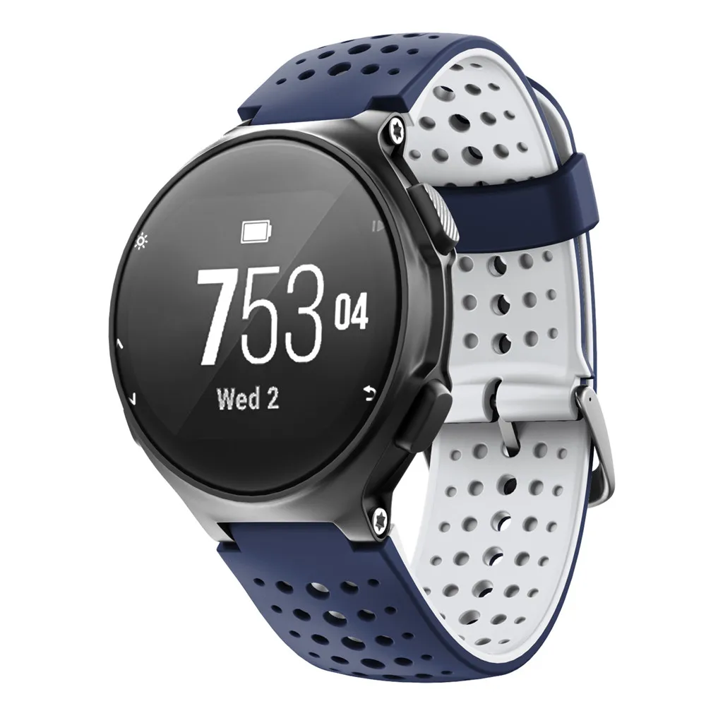 Ремешок силиконовый для смарт-часов Garmin Forerunner220 230 235 620 630 735XT 22 мм | Электроника