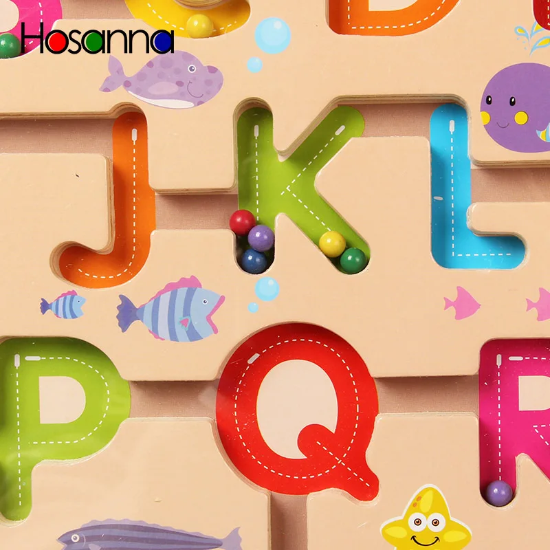 Деревянный лабиринт Магнитная игра головоломка игрушки для детей детская