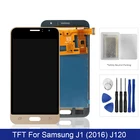 ЖК-дисплей для Samsung Galaxy J1 2016, сенсорный экран, дигитайзер в сборе, TFT на SM J120F J120H J 1 2016 120F Sm-J120F 100%, тест