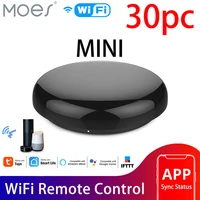 moes wifi ir remote control hub smart home tuya smart life app ir blaster infrared smart wifi remote control alexa google home