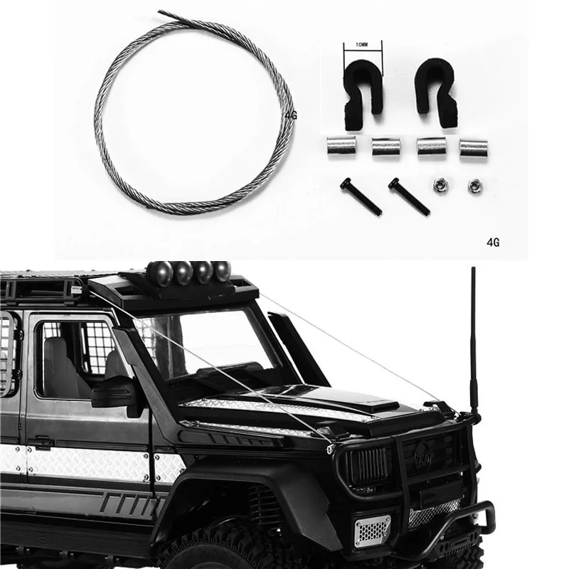 

DJ RC Wired Steel Rope Kit For 1/12 G500 RC Crawler Toy Car Modified Accessories