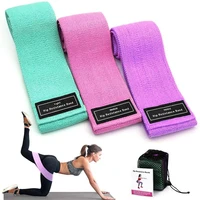non slip fabric loop exercise bands legs buttocks hip booty bands resistance bands fitness workout elastic yoga bands
