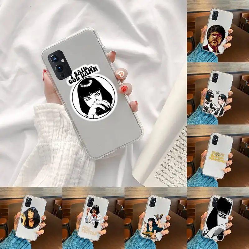 

Pulp Fiction Phone Case Transparent For OnePlus MEIZU MEITU M 7 8 9 16 17 T PRO XS moible bag