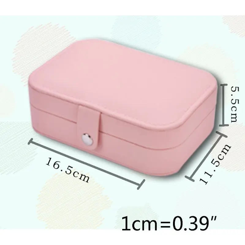 Модный женский чехол для ювелирных изделий простой тренд серьги браслет коробка