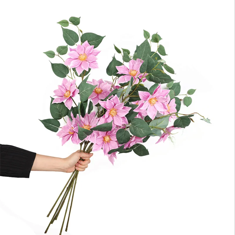 

New 84cm Diamond Lotus Simulation Flower Wedding DIY Home Office Party Hotel Valentine's Day Christmas Fall Decoration Cheap