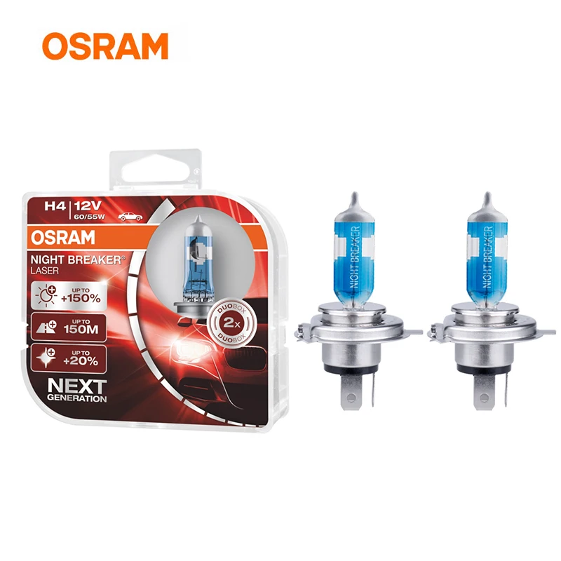 Лампа Ксеноновая OSRAM ампулы voiture h4 64193NL Hi/короче спереди и длиннее сзади) 12В для
