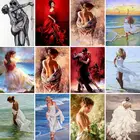 GATYZTORY DIY Алмазная вышивка сексуальная женщина алмазная живопись 5D натуральный портрет Новое поступление украшение комнаты