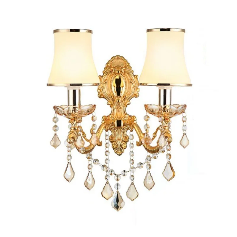 Ванная комната Kinkiety бра Para Parede Arandela Лофт Декор Хрустальная аппликация Murale Wandlamp