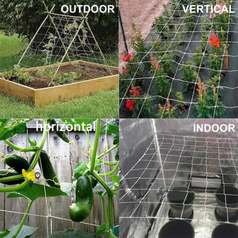

Trellis Net for Plant Heavy-duty Polyester Plant Support Vine Climbing Hydroponics Garden Twine Invernadero