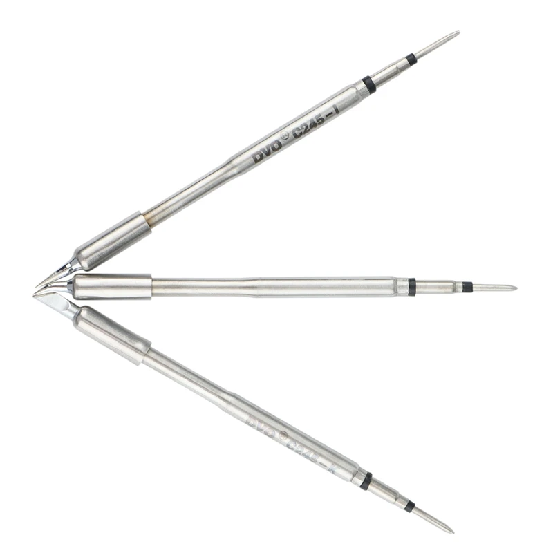 

DVO 3Pcs Universal For JBC C245 Soldering Iron Tips Welding Nozzle Grip Compatible C245-029 C245-030 Types for Solder Station