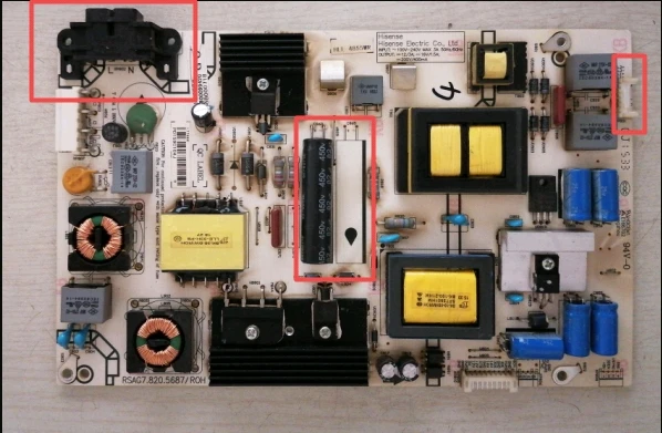 RSAG7.820.5687/Пуш 2 или 4 контакта с/без источника питания интерфейса для LED55K370 HLL 4856WA