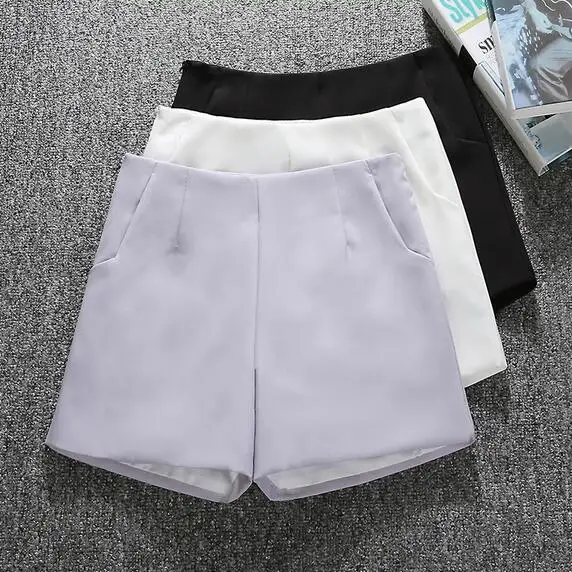 2019 новые летние винтажные женские шорты Юбки Высокая талия винтажный костюм