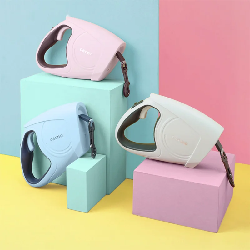 

Светящийся поводок для собак 5 м, автоматический выдвижной поводок для прогулок с большими щенками, поводки для бега для маленьких и средних...