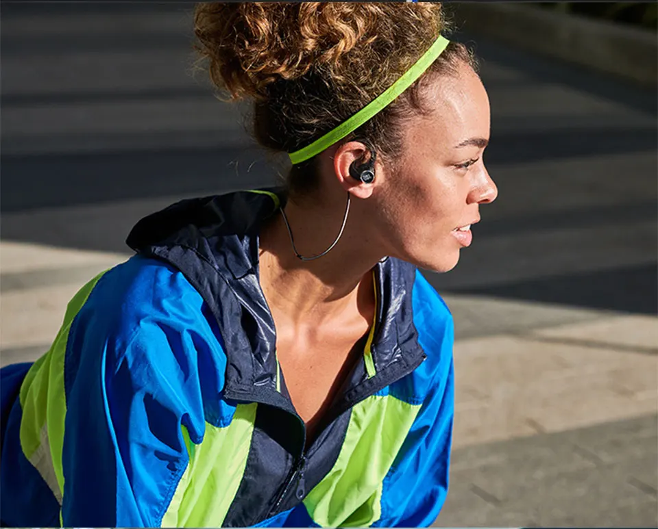 JBL Reflect Contour 2 Беспроводная спортивная Гарнитура Bluetooth 3 кнопки дистанционного управления с микрофоном IPX5 Sweatproof Спортивная гарнитура бас наушники
