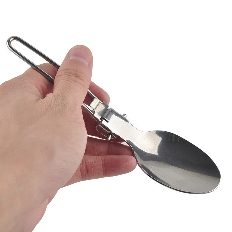 3 шт./компл. вилка/нож/ложка из нержавеющей стали посуда для улицы складные