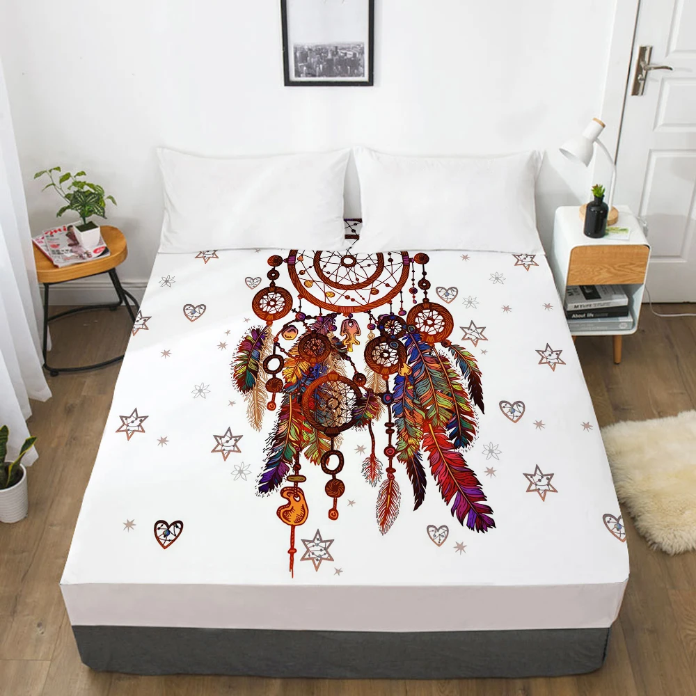 1 шт. простыни наматрасник с Эластичная лента 3D постельное белье 180x200 200x220