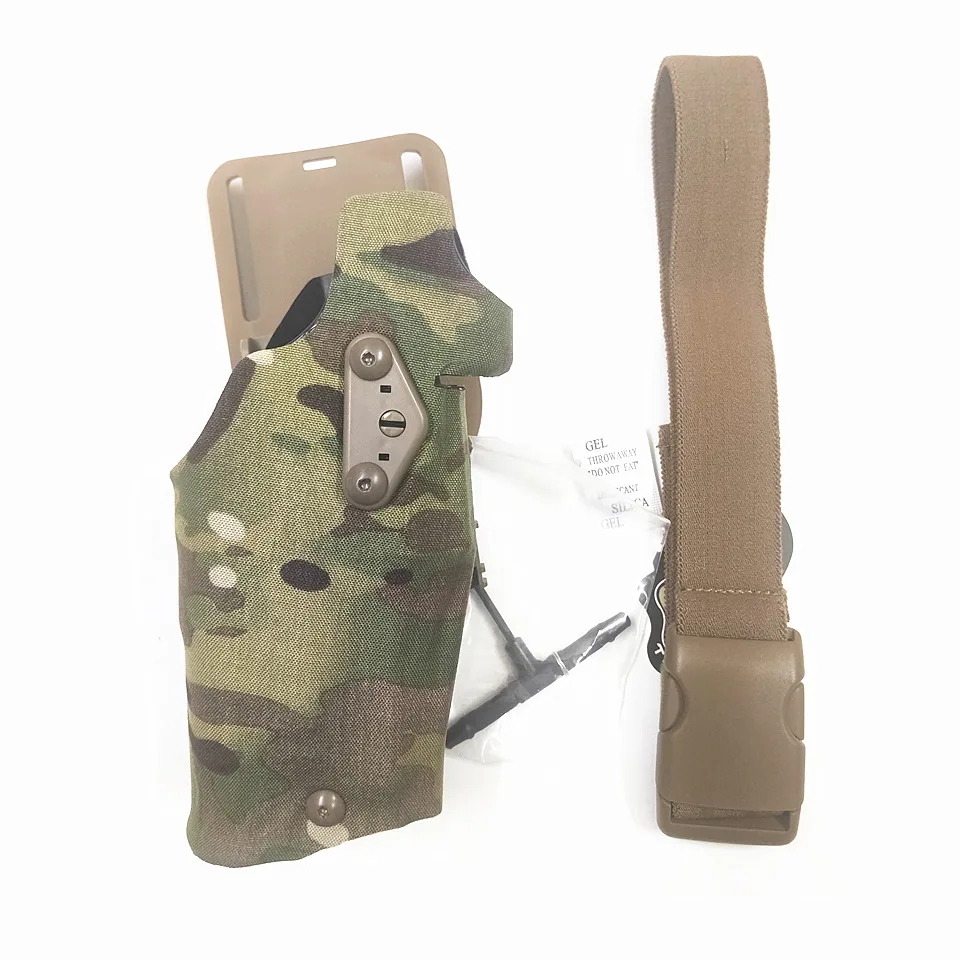 Conjunto de Cinto Novo Skirmish Airsoft Holsters Glock17 X300 Coldre Gota Adaptador Liberação Rápida Gaiter 2021 Tmc 1 Cheap Coldres