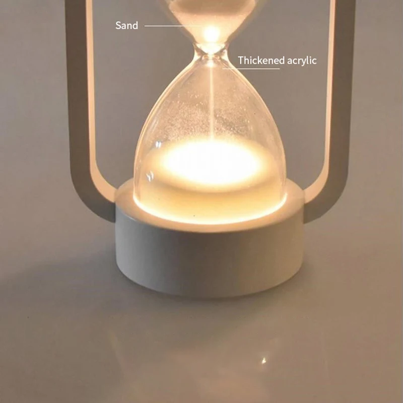 Светодиодные индукционные песочные часы светильник ка для сна Rgb атмосфера