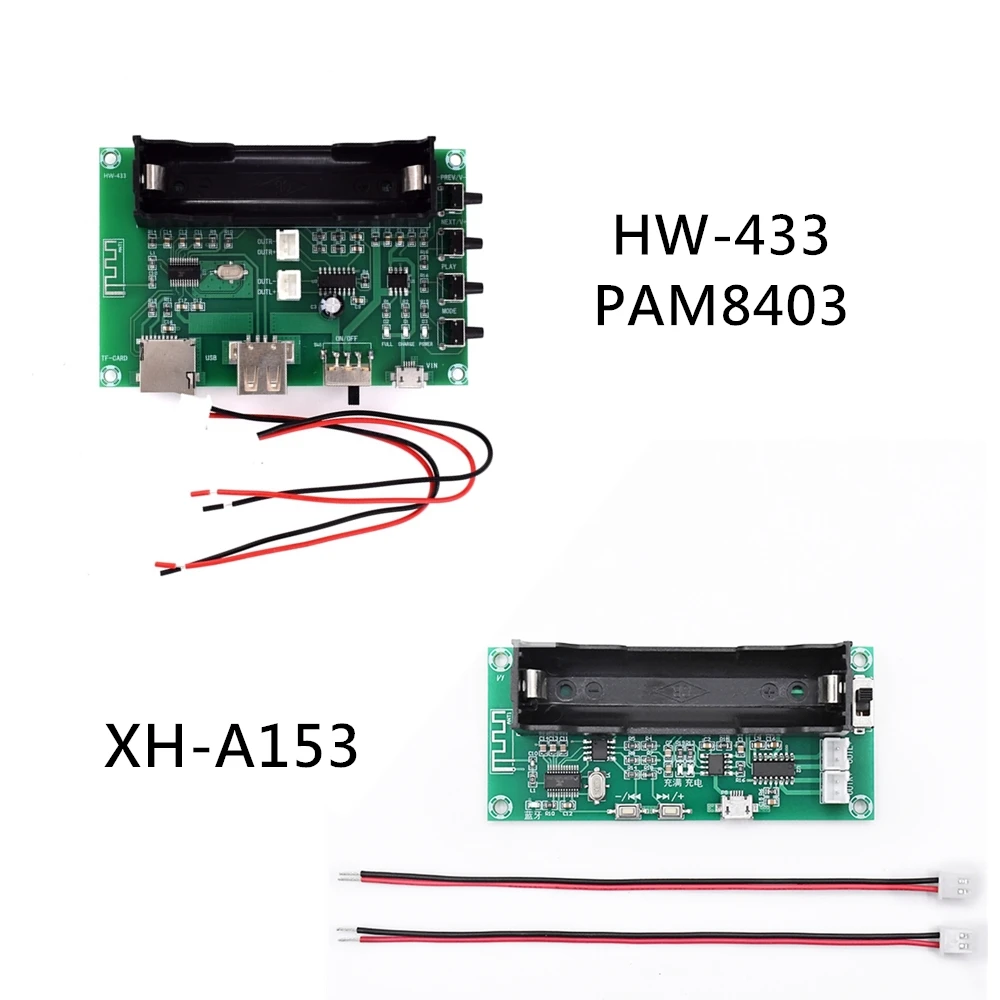 XH-A153 PAM8403 Bluetooth 5 0 Плата усилителя двухканальный 3Wx2 стерео модуль цифрового звука