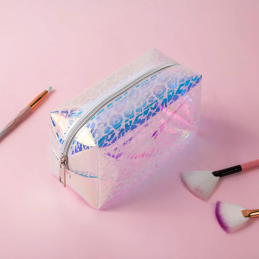 

Cosmetic Bag Lady Portable PVC LaserPouch Pouch Cute Women Travel Makeup Case Fashion Makeup Bag Travel Organize Bags