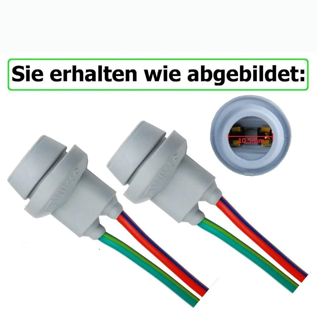 

A pair of T10 W5W lamp sockets