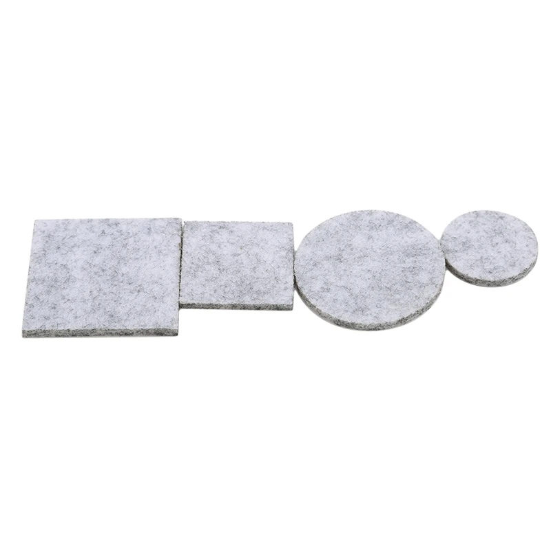 80pcs light grey 1 комплект, домашний нескользящий войлочный стикер, приспособления, наклейки, полезные защитные накладки, бесшумные износостойкие глушители, накладки для мебели - Цвет: 80pcs light grey