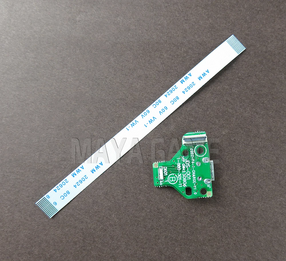 Зарядное устройство черз порт USB гнездо на плату цепи JDS 001 011 030 040 050 055 с ленточным кабелем для Playstation 4 PS4 Pro контроллер комплект из 2 предметов