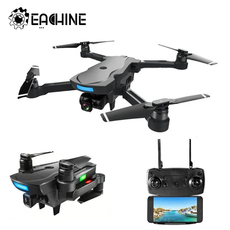 Eachine CG033 Квадрокоптер Wi Fi FPV w/ HD 1080P Карданная камера GPS бесщеточный сервопривод