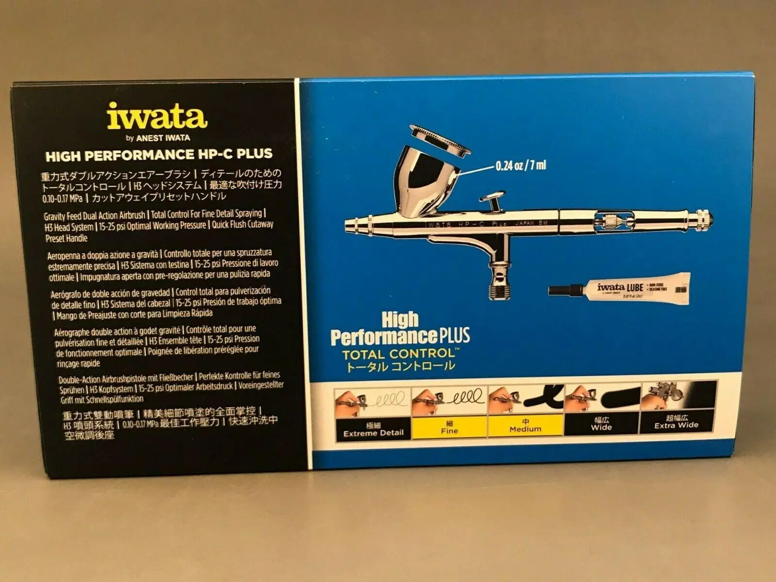 Аэрограф ANEST IWATA MEDEA HP-CP высокопроизводительный HP-C 0 3 мм 1/3 унций 10 куб. См | Игрушки