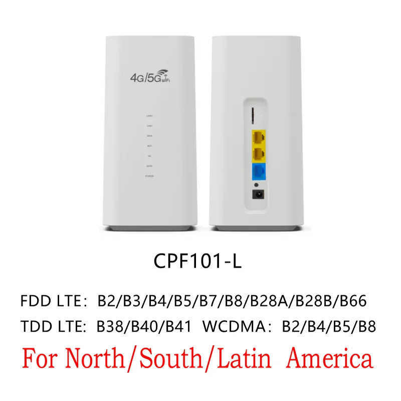 4G LTE CPE Router FDD B2/3/4/5/7/8/28/66+TDD Cat 4 4G wireless Router CPF101-L