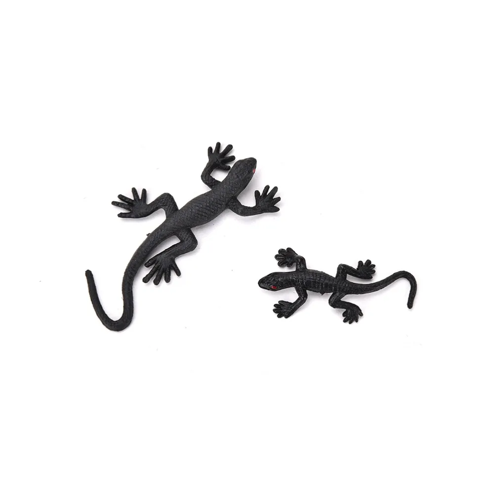 

2 Pcs Novelty Joke Fake Plastic House Lizard Funny Prank Life Like Fake Trick Toy Boys Gift Animals Toys Wholesale