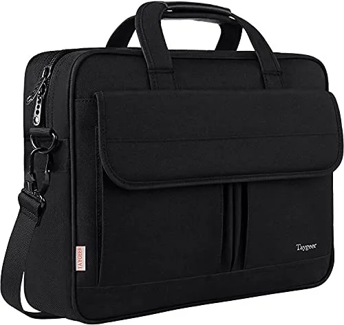 

Taygeer Laptop Bag 17 inch, Large Business Water Resistant Briefcase for Man Bag