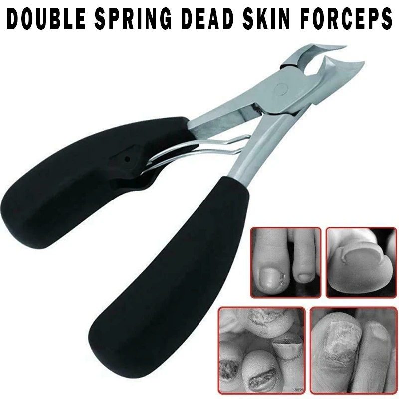 

1pc Nail Nipper Scissor Dual Spring Clipper For Deep Ingrown Toenails Fingers Professional Beauty And Nail Salons Tool