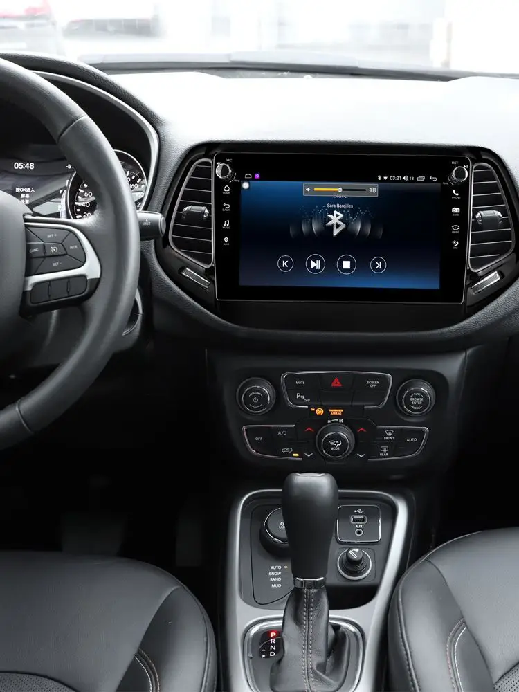 

9 Inch Android 10.0 Stereo Bluetooth5.1 Car Multimedia Player 4GB RAM 64GB ROM 4G HD FM Audio Stereo For Jeep Compass 2017-2019
