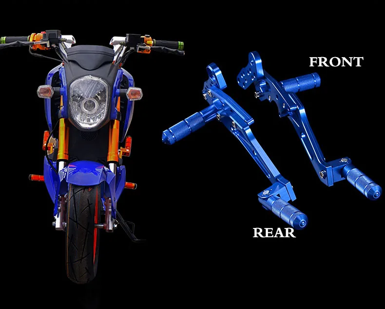 

Universal Motorcycle Footboards Adjustable Modified accessories pedal /2PCS/SET / Rear Pedals/Foot Rests Pegs